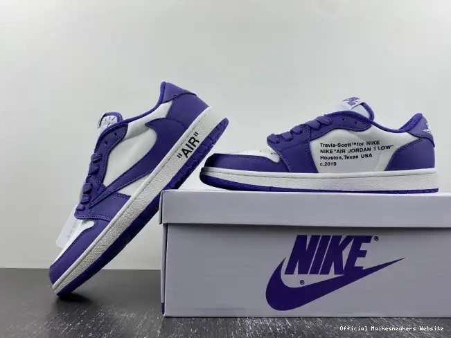 Official Maikesneakers 1 AIR JORDAN TRAVIS CUSTOM X X SCOTT OFF-WHITE DM7890-386 0512